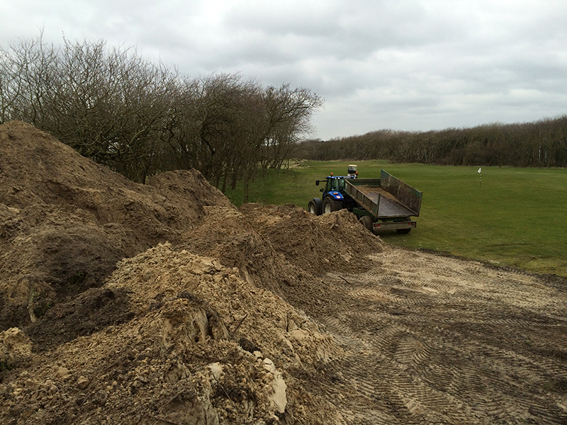Duinpanne voor Royal Ostend Golf Club