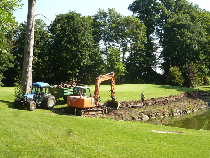 Renovatie van 18 holes van 'Het Anker' te Oudenaarde