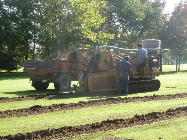Golf Cleydael: draineren, verluchten en bezanden