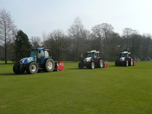Golf Cleydael: draineren, verluchten en bezanden