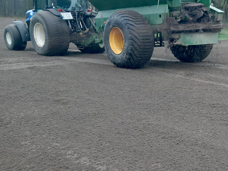 Fairways verlucht met grote vertidrain - Royal Limburg Golf