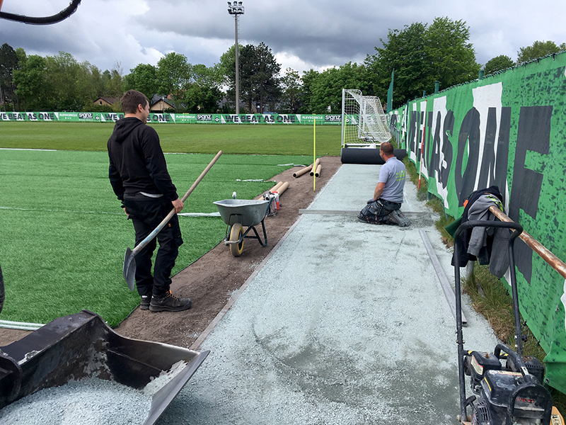 Eerste hybride veld voor Cercle Brugge